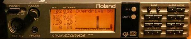 Roland SC55 Sound Canvas GS GM