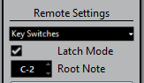 Expression map - latch mode