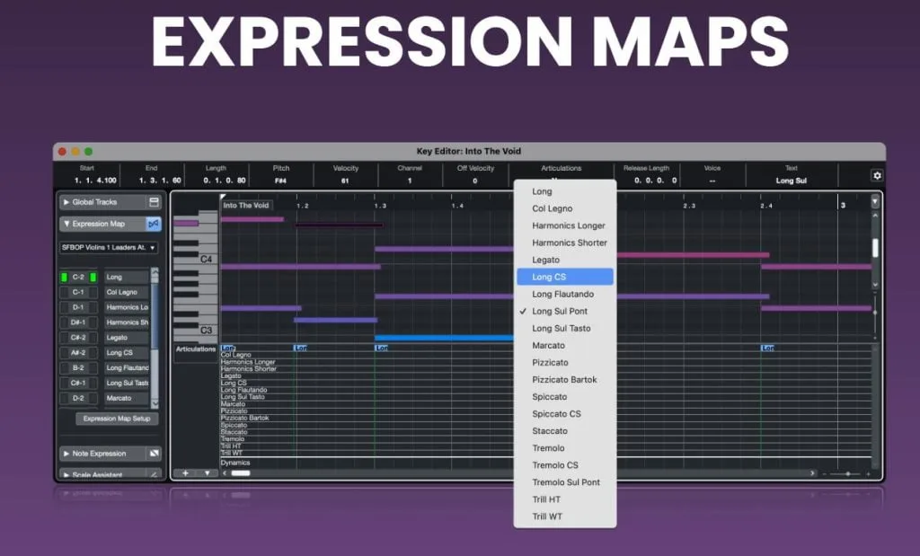 Babylon expression maps